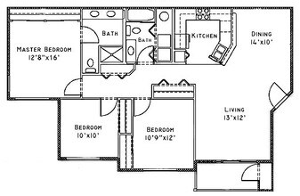 3x2 W/D C202 floor plan